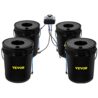 VEVOR DWC Hydroponic System, 5 Gallon 4 Buckets, Deep Water Culture Growing Bucket, Hydroponics Grow Kit with Pump, Air Stone and Water Level Device, for Indoor/Outdoor Leafy Vegetables