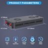 Phlizon Upgraded 600W LED Grow Light with SMD LEDs 2x2ft Full Spectrum Plants Light Double Switch Grow Led for Indoor Veg and Flower