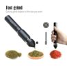 Rechargeable Electric Grinder, Double Stainless Steel Blades, Suitable for Spices and Dry Herbs, Built-in battery, Removable Automatic Grinding Pen
