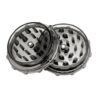 OWLSTEM 3 inch-Grinder, Black-Translucent, 2-Layer Grinder, with Magnetic Lid, Compact & Portable, Suitable for Kitchen Use