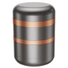 SHUAIYONGLAN Grinder 2.5 Inch Manual Grinder,Silver
