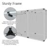 zazzy Grow Tent, 96“x48 x78 Plant Growing Tents 600D Mylar Hydroponic Indoor Grow Tent with Window, Kit Bag & Floor Tray 8x4 Growing Tent