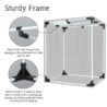 zazzy Grow Tent, 24"x24"x36" Hydroponic Mylar Grow Tent Reflective Garden Growing Dark Room with Observation Window, Removable Floor Tray and Tool Bag for Indoor Plant Growing 2'x2'