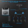 Upgrade 32X32 Integrated Grow Tent Complete Kits System S1000 LED Grow Light Grow Tent Kit 4" Fan Filter and Humidifier (Fan Filter+LED Light+Grow Tents+Irrigation Kit+Clip Fan+Heater+Humidifier)