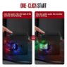 ZORKLE Electric Herb Grinder Portable, 1g Capacity, 1800mah Battery Powered, with 12g Storage Box