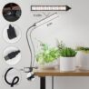 GooingTop Grow Light LED Growing Lamp,6500K 50W Full Spectrum 72 LED Gooseneck Plant Lamp Clip-on Desk for Indoor Plants Seed Starting,Lighting Brightness Adjustable,Timer 4 8 12 18Hrs