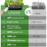 litokam Smart Hydroponics Growing System Kit with APP&WiFi Controlled, 15-Pod Indoor Herb Garden Planter with 2 Grow Modes, 24W Growing LED, Pump System, 24H Timer, Indoor Garden for Home