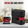 ZORKLE Electric Herb Grinder Portable, 1g Capacity, 1800mah Battery Powered, with 12g Storage Box