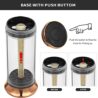 Spice Grinder 3-in-1 Hand Crank Loader Roller Crusher Filler Flower Buds Milling Grinding Storage with Magnetic Lid