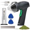 Mamba Monster 3.5g Black USB Electric Herb Grinder. Large Capacity Portable Metal Herbal Machine & Spice Mill for the Kitchen