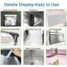 Grow Tent Kit Complete System High Reflective Mylar Indoor Grow Tent Hydroponics Growing Tent with Full Spectrum LED Grow Light Observation Window, Ventilation Fan,Carbon Filter (48" x 48" x 80")