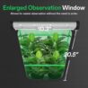 VIVOSUN P224 24"×24"×48" PRO Grow Tent, with Thick 1 inch Poles, Strengthened High Reflective Mylar Oxford Fabric & Extra Hanging Bars for Hydroponics Indoor Plant for AeroLight A100, No High CFM Kit