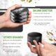 Spice Grinder 2.5 Inch Aluminum Black
