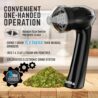Mamba Original 1g Black USB Electric Herb Grinder. Small Portable Metal Herbal Machine & Spice Mill for the Kitchen