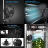 Upgrade 32X32 Integrated Grow Tent Complete Kits System S1000 LED Grow Light Grow Tent Kit 4" Fan Filter and Humidifier (Fan Filter+LED Light+Grow Tents+Irrigation Kit+Clip Fan+Heater+Humidifier)