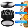 Matoolser Spice Grinder Large 3.0 Inch (Black)