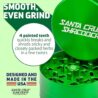 Santa Cruz Shredder Metal Herb Grinder Knurled Top for Stronger Grip 3-Piece Large 2.7" (Green)