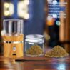 Electric Herb Grinder, Spice Grinder Rechargeable Automatic herb grinder Mini Size 2inx3.5inches with 2pcs 1.7oz/50ml Glass Jars (NOT for nuts or beans)