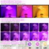 LED Grow Lights, 4 Heads Red Blue White Full Spectrum Plants Lights with Clamp for Indoor Plants & Seed Starting, 10-Level Dimmable, Auto On Off, Timing 4 9 12Hrs