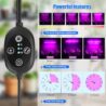 Grow Light for Indoor Plants, USB LED Grow Lamp, Waterproof Grow Light with 3/6/12H Timer Switch for Indoor Plants Seeding Veg Flower Growing Lamp