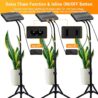 FECiDA Sunlight Plant Grow Light with Tripod Stand, 25 Watt Grow Lights for Indoor Plants, Seed Starting, Daisy Chain Function, Plug and Play, 24"-64" Height Adjustable