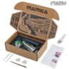 Mamba Loader XL 2g Gray USB Electric Herb Grinder. Small Portable Metal Herbal Machine & Spice Mill for the Kitchen