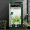 VIVOSUN S336 3x3 Grow Tent, 36"x36"x72" High Reflective Mylar with Observation Window and Floor Tray for Hydroponics Indoor Plant for VS2000/VS3000