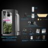 Upgrade 32X32 Integrated Grow Tent Complete Kits System S1000 LED Grow Light Grow Tent Kit 4" Fan Filter and Humidifier (Fan Filter+LED Light+Grow Tents+Irrigation Kit+Clip Fan+Heater+Humidifier)