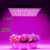 i-Venoya LED Grow Light for Indoor Plants Growing Lamp 225 LEDs UV IR Red Blue Full Spectrum 75W LED Plant Lights Bulb Panel for Hydroponics Greenhouse Seedling Veg and Flower (2 Pack)