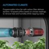 AC Infinity Advance Grow System PRO 4x4, 4-Plant Kit, WiFi-Integrated Grow Tent Kit, Automate Ventilation, Circulation, Schedule Full Spectrum Samsung LM301H EVO Bar LED Grow Light, 2000D Mylar Tent