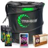 Trimbag Premium Complete Dry Trimming Kit Bundle with 4 Common Culture Trimming Scissors, 1 Pair of Grow Crew Ratchet Hangers, 10 Pack of Turkey Bags and Accessories (7 Items)