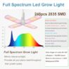 Grow Tent Kit Complete System High Reflective Mylar Indoor Grow Tent Hydroponics Growing Tent with Full Spectrum LED Grow Light Observation Window, Ventilation Fan,Carbon Filter (48" x 48" x 80")