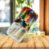 BEIXIFO Electric Herb Grinder, Mini Size 2inx3.5inches with 2pcs 1.7oz/50ml Glass Jar, Portable, Automatic