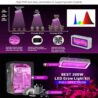 TopoGrow Grow Tent Complete Kit 300W LED Grow Light Full-Spectrum Indoor Hydroponics 32"X32"X63" Grow Tent 4" Ventilation Kit with Hangers,Hygrometer, Shear, Timer,Trellis Netting Full Setup