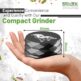 Spice Grinder 2.5 Inch Aluminum Black