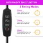 Otryad LED Grow Lights for Indoor Plants 20 LED, Plant Growing Lights Full Spectrum Auto ON Off with 3/9/12H Timer, 9 Dimmable Lightness Clip-On Desk Grow Lamp Bulb