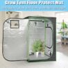 Grow Tent Mat Grow Tents Drip Pan, Grow Tent Complete System Silicone Mat with Raised Edge, Weed Growing Kit Indoor Tray Growing Tent Mat, Non-Slip Waterproof Weed Tent Pad Floor Pan 23.6"x 23.6"