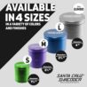 Santa Cruz Shredder Herb and Spice Grinder Made in USA (Large (2.7 Inch), Black)