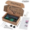 Mamba Original 1g Gray USB Electric Herb Grinder. Small Portable Metal Herbal Grinder Machine & Spice Mill for the Kitchen