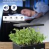 iDOO Hydroponics Growing System Kit 12Pods, Indoor Herb Garden System, with LED Grow Light, Built-in Fan, Auto-Timer, Adjustable Height Up to 11.3", for Home School, for Women Mom