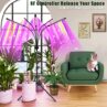 yentbokj Grow Lights for Indoor Plants,5 Heads Red Blue White Full Spectrum Plant Light with 15-60" Adjustable Tripod Stand, Indoor Grow Lamp with Remote Control and Auto On/Off Timer Function