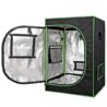 JungleA 2x2 Small Grow Tent, High Reflective Mylar Hydroponic Growing System, 24" x 24" x 36" Indoor Growing Tent Greenhouse Box Kit w/Window & Tray, Home Plant Farmer Flower, Mushroom, Veg Grow Box