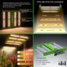 BloomGrow Alphapar 100W New Tech Professional Full Spectrum Sunlike LED Grow Light Fixture + 32''x32''x63'' Grow Tent + 4'' Fan Filter Combo Ventilation Kit Growing Complete Kit Indoor Plant Growing