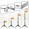 GHodec Grow Light with Stand, 5500K Full Spectrum Gooseneck Floor Plant Light for Indoor Plants Growing,5 Dimmable Levels & Auto On/Off Timer,Tripod Stand Plant Lamp Height Adjustable