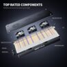 BESTVA 2025 Upgrade DC1000 Led Grow Light with High Yield Diodes Full Spectrum LED Grow Lights for Indoor Plants Greenhouse Veg Bloom Light Hydroponic Grow Lamp