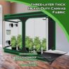 Green hut Grow Tent 96"x48"x78" 600D Mylar Hydroponic Indoor Grow Tent with Observation Window, Removable Floor Tray and Tool Bag for Indoor Plant Growing 8x4