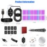 Grow Light for Indoor Plants, USB LED Grow Lamp, Waterproof Grow Light with 3/6/12H Timer Switch for Indoor Plants Seeding Veg Flower Growing Lamp