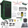 24"x24"x55" Grow Tent Kit, Indoor Grow Tent Complete System High Reflective Mylar Growing Tent +Full Spectrum LED Grow Light Combo,Hydroponics Indoor Plant Growing Tent + Carbon Filter
