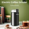 Wancle Electric Coffee Grinder, Spice Grinder, One Touch Coffee Mill for Beans, Spices and More, with Clean Brush Black