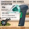 Mamba Monster 3.5g Green USB Electric Herb Grinder. Large Capacity Portable Metal Herbal Machine & Spice Mill for the Kitchen